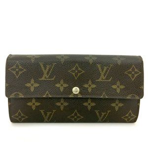 Louis Vuitton Monogram Portefeiulle Sarah Long Bifold Wallet